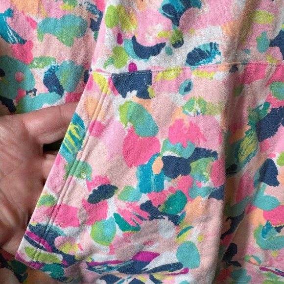 Lilly Pulitzer Women’s Hooded Pullover 1/4  Zip in‎ Pina Colada Medium - Picture 3 of 7